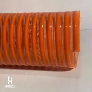 Manguera De Pvc Con Espiral Naranja Succion De Agua